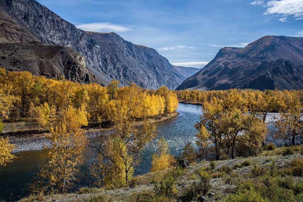 Долина  реки  Чулышман