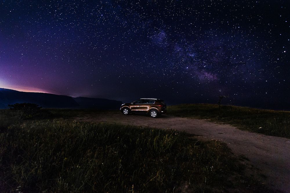 Milky way and Sportage