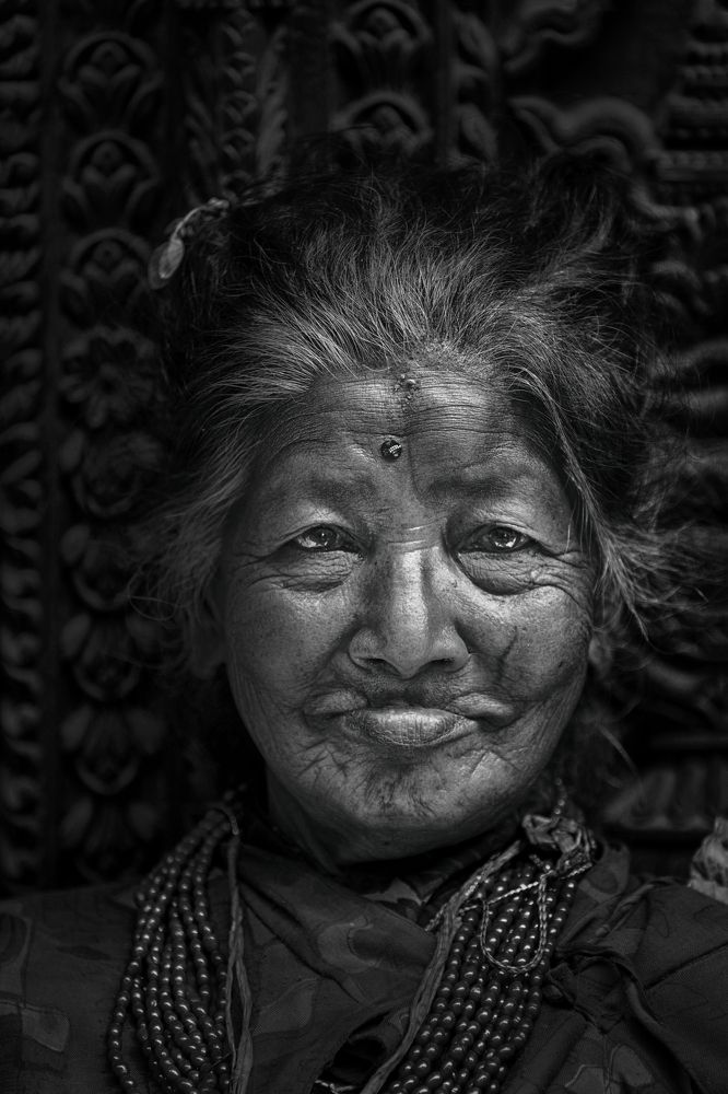 The old woman from Nepal