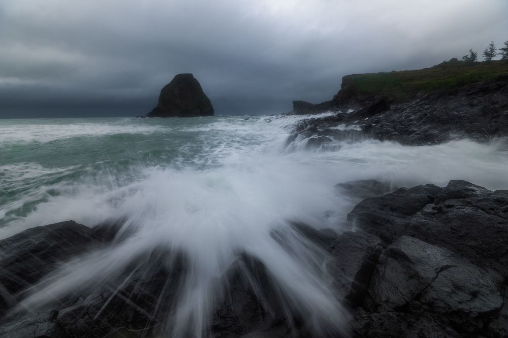 Just before the storm arrived