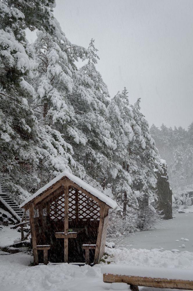 Зимняя беседка