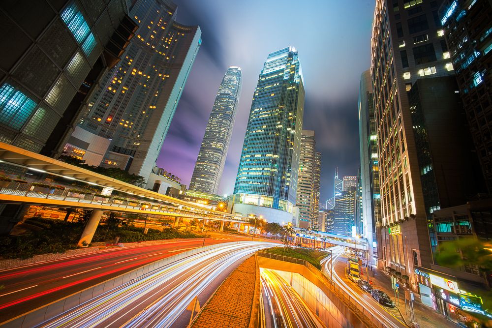 Hong Kong urban cityscape