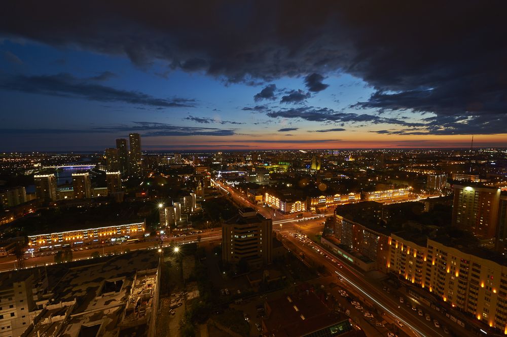 Ночная Астана