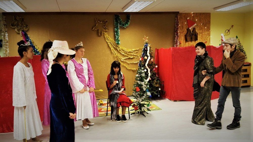 Children with special educational abilities celebrate Christmas!