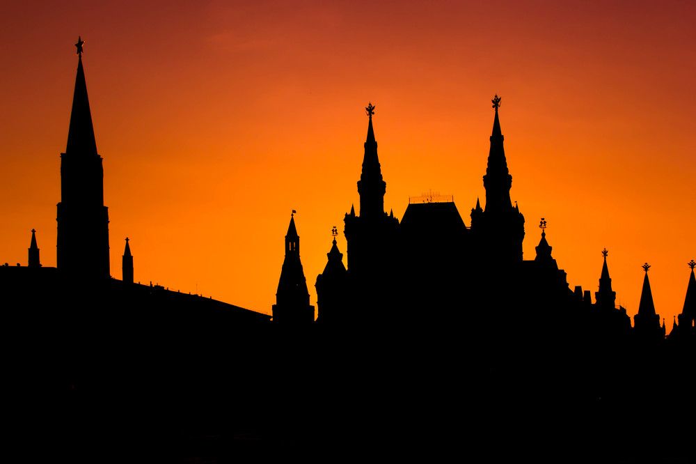 Sunset in Red Square