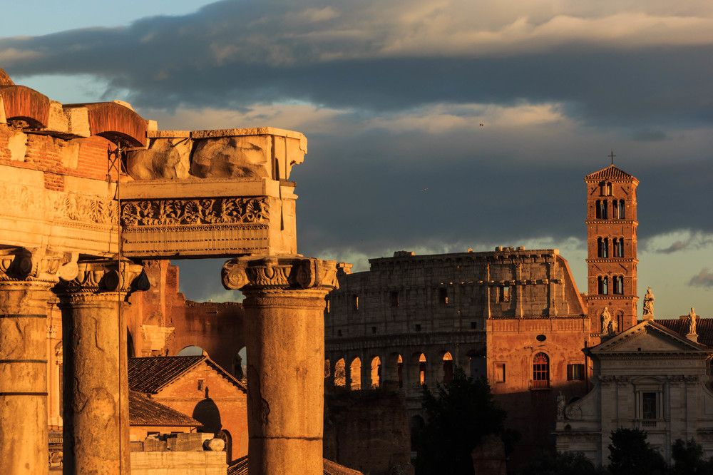 Sunset in Rome