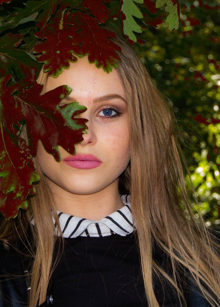 Beauty behind the leafs