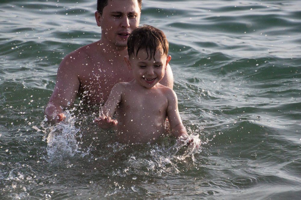 С папой-хоть куда!