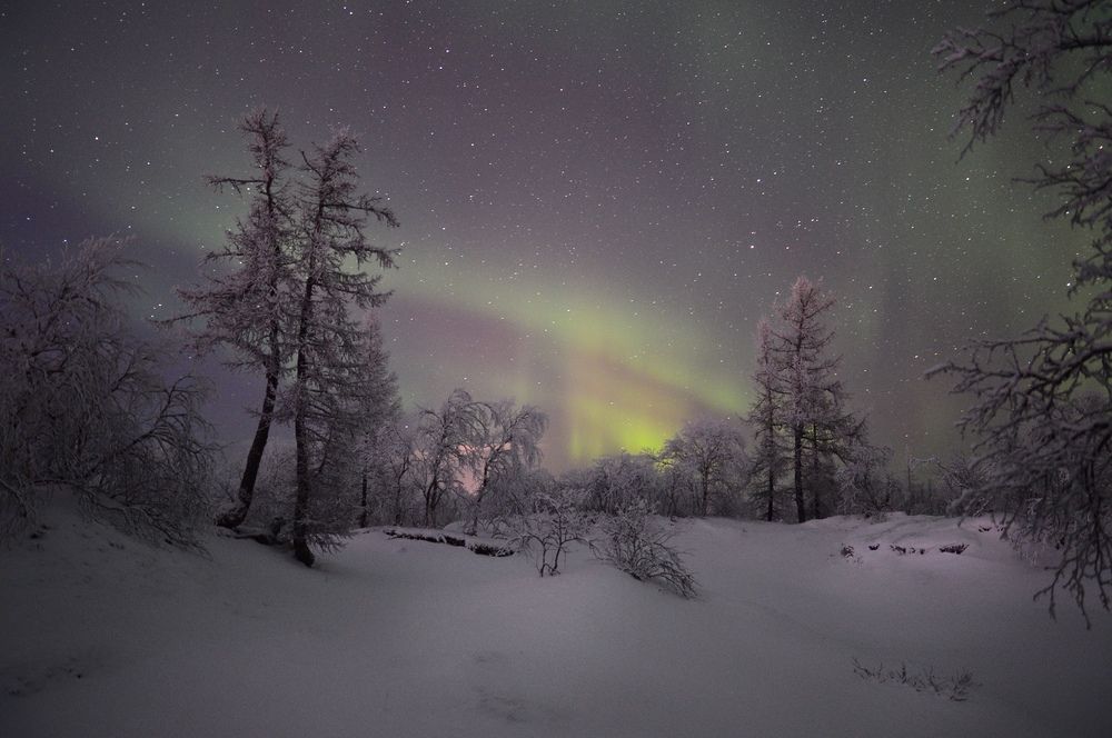Вечер в Заполярье