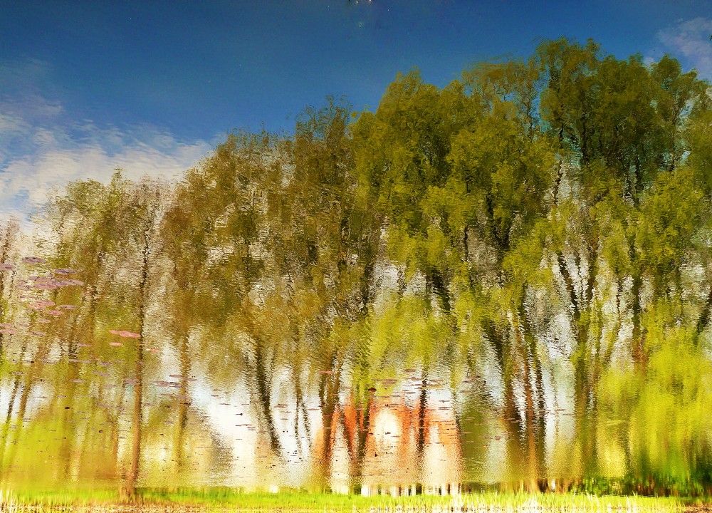 Нарисованное отражение.