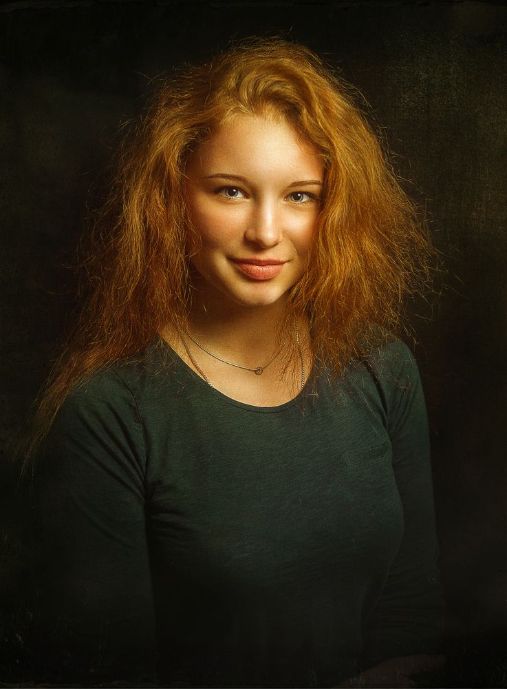 Портрет девушки.