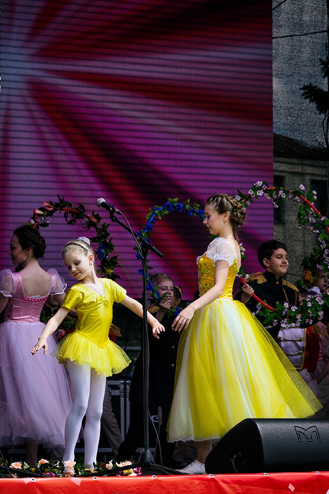 Выступление на празднике