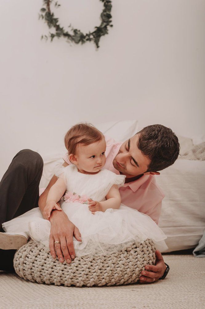 Папа с дочкой