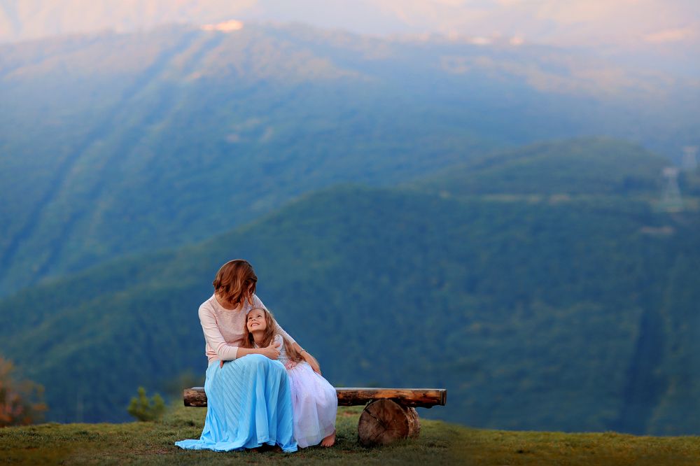 в горах Кавказа