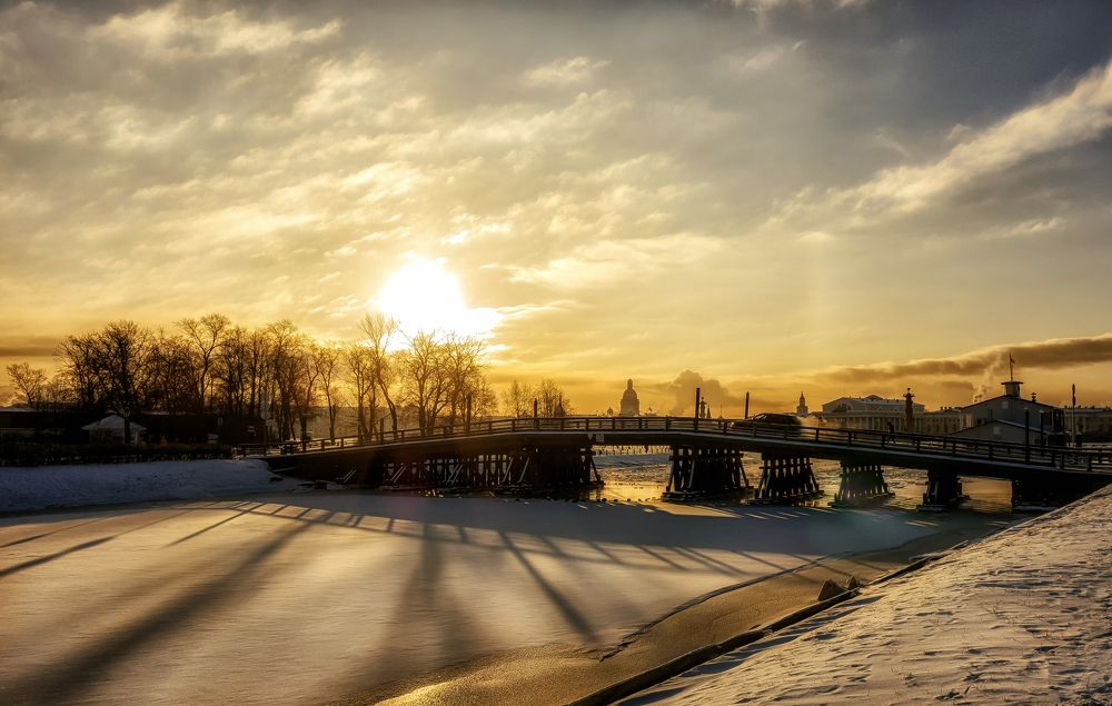 Морозный Петербург