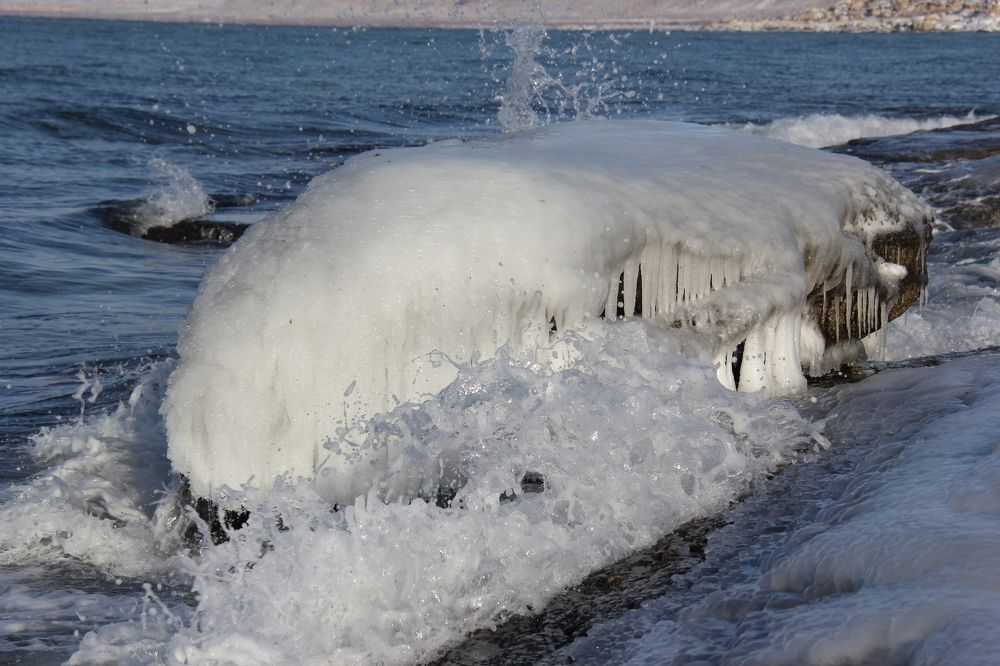 Зимний Каспий
