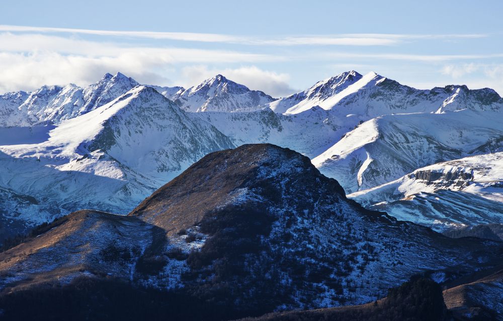 Среди снежных гор