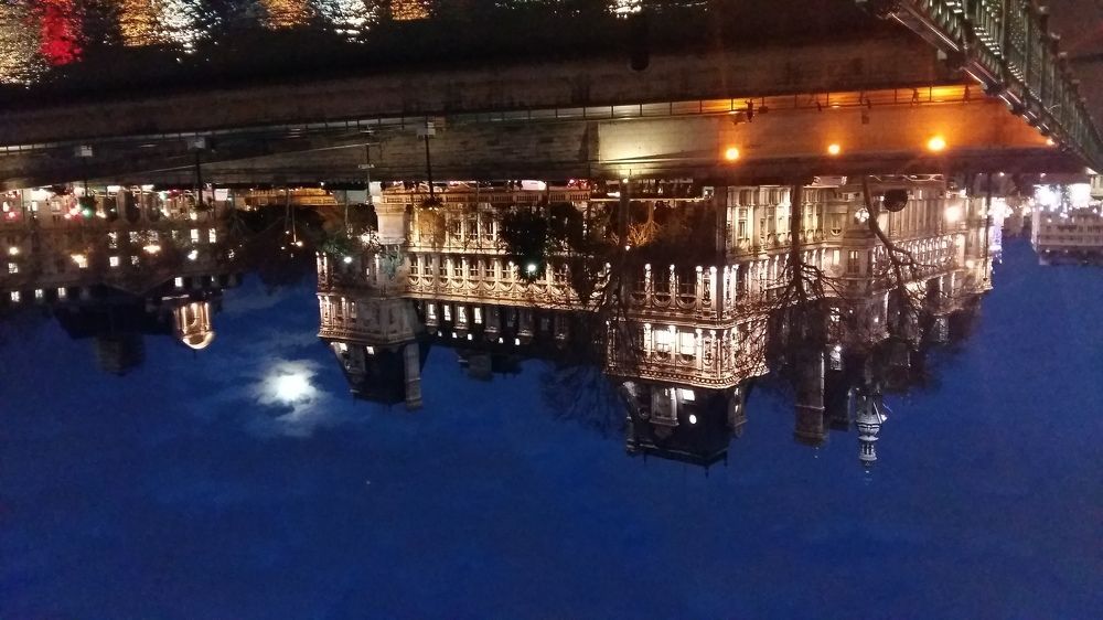 На кануне рождества, лунная ночь