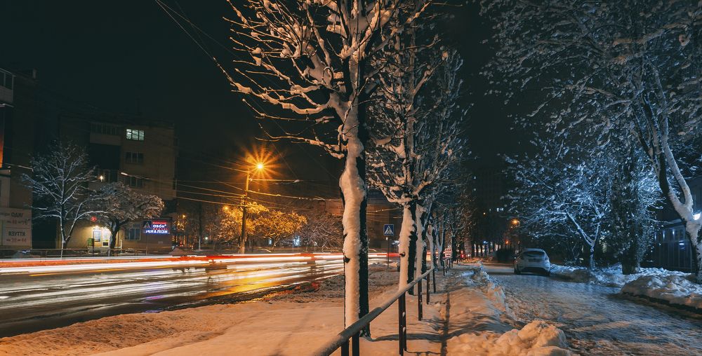 Ночные огни улиц