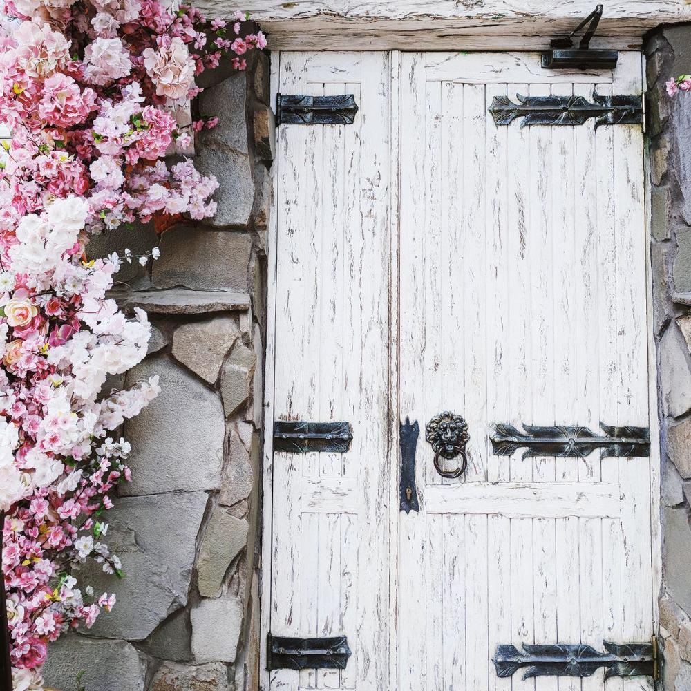 Door and Flowers