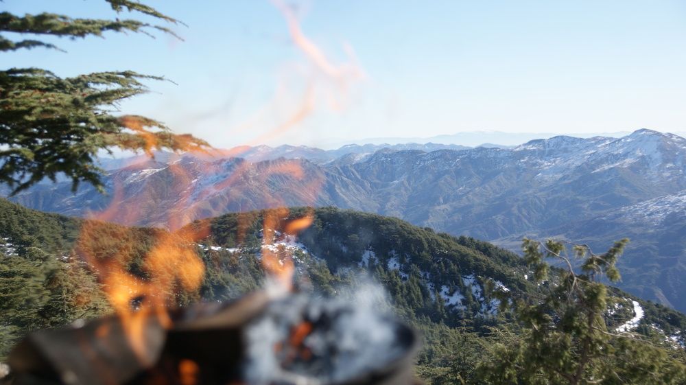 snow and fire