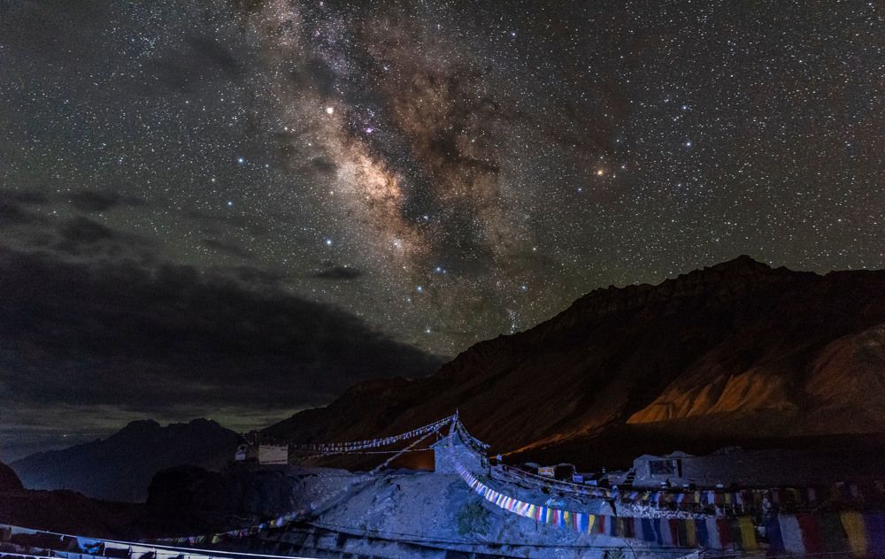 Milkyway and Prayer Flags