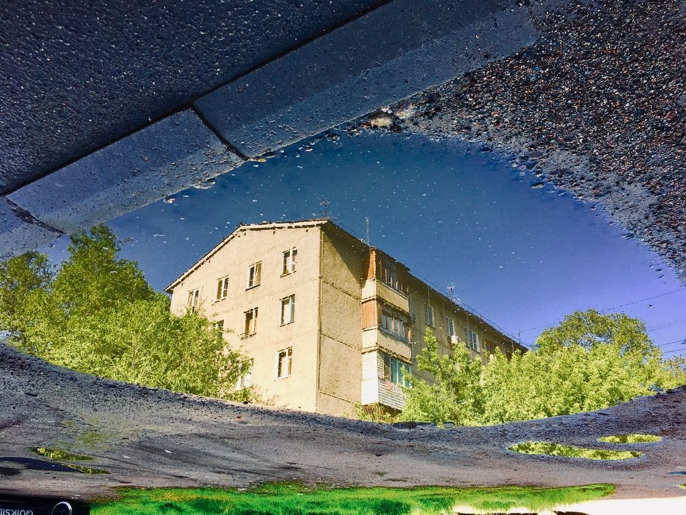 После дождя.