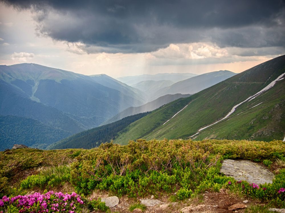 fagaras mountains landscape