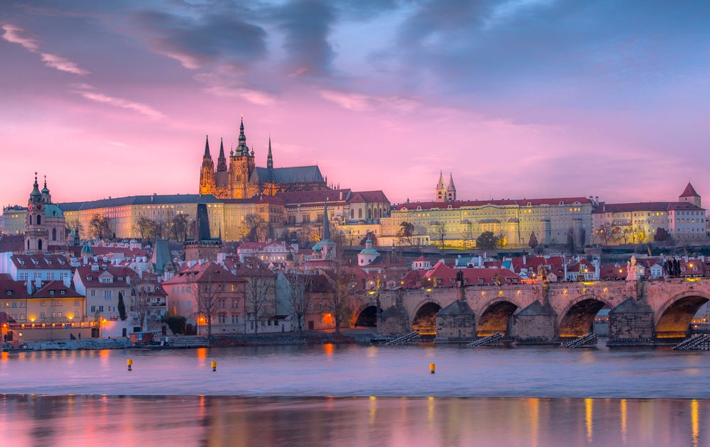 Вечерняя Прага.