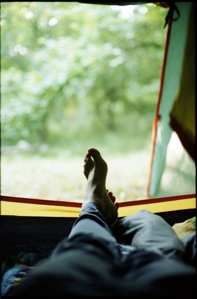 Отдых после спуска с горы Бойко, Крым