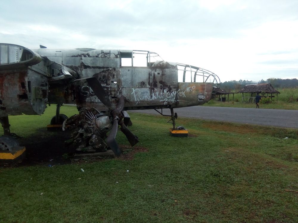 War relic in New Guinea