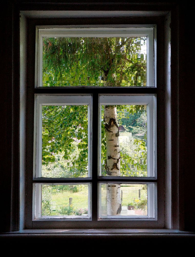Окно родительского дома.