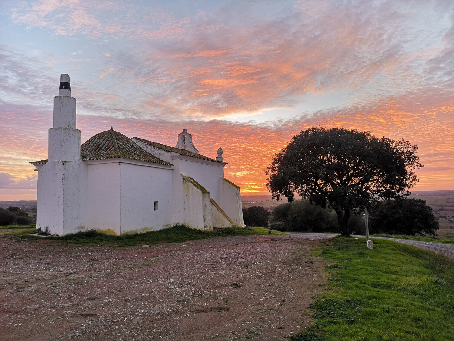 Por do sol em São Pedro das cabeças, Castro verde