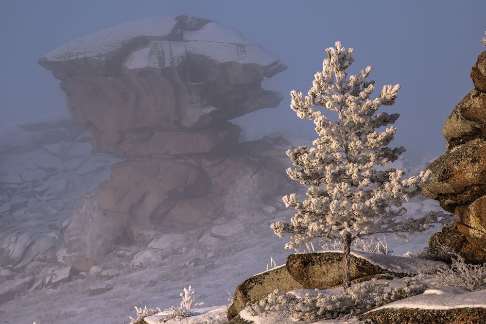 Утро  в  Баянауле