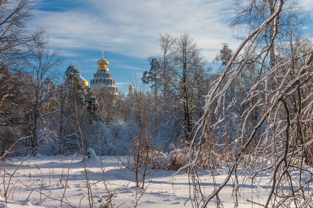 Новый Иерусалим в крещенские морозы