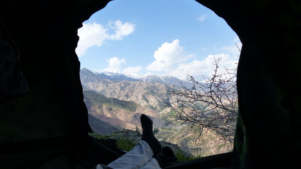 Вид с палатки