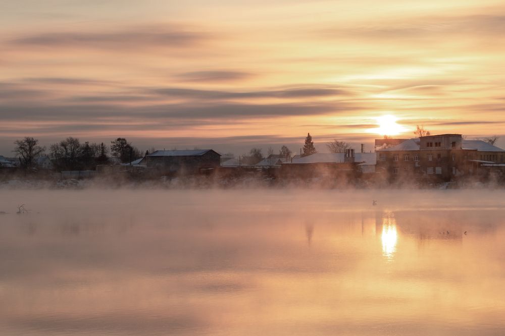 Закат в пригороде Арамиля
