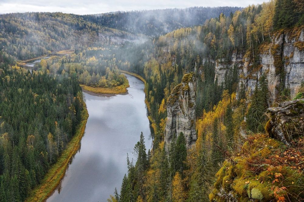Скала Чертов палец на Усьве
