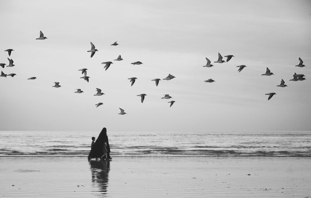 Mother and her wings