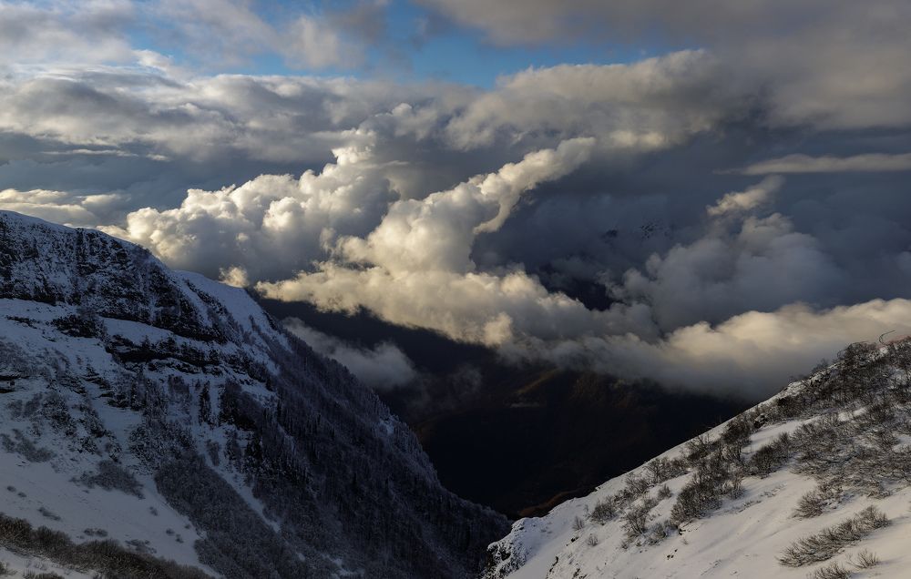 Зима в горах