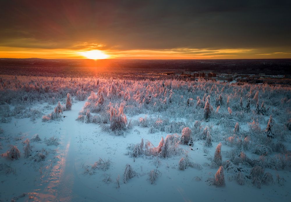 Закат на Крестовой горе
