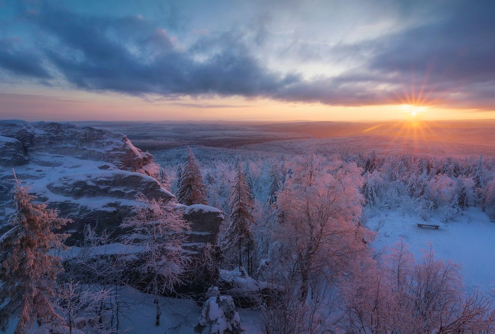 Солнечный рассвет!
