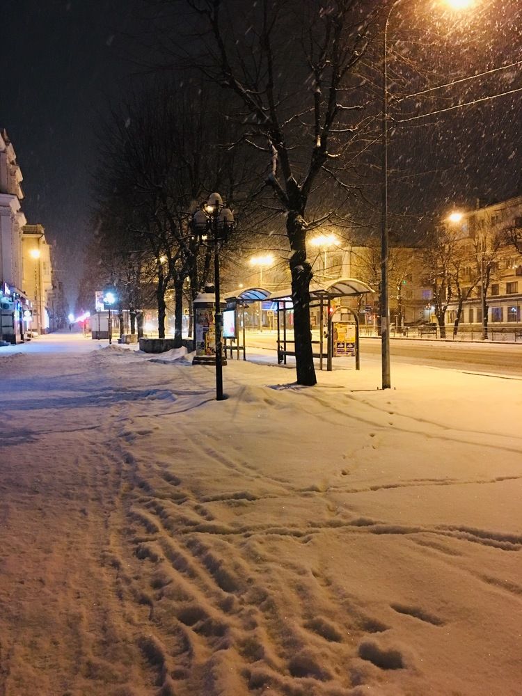 Зимний вечер в Нальчике...