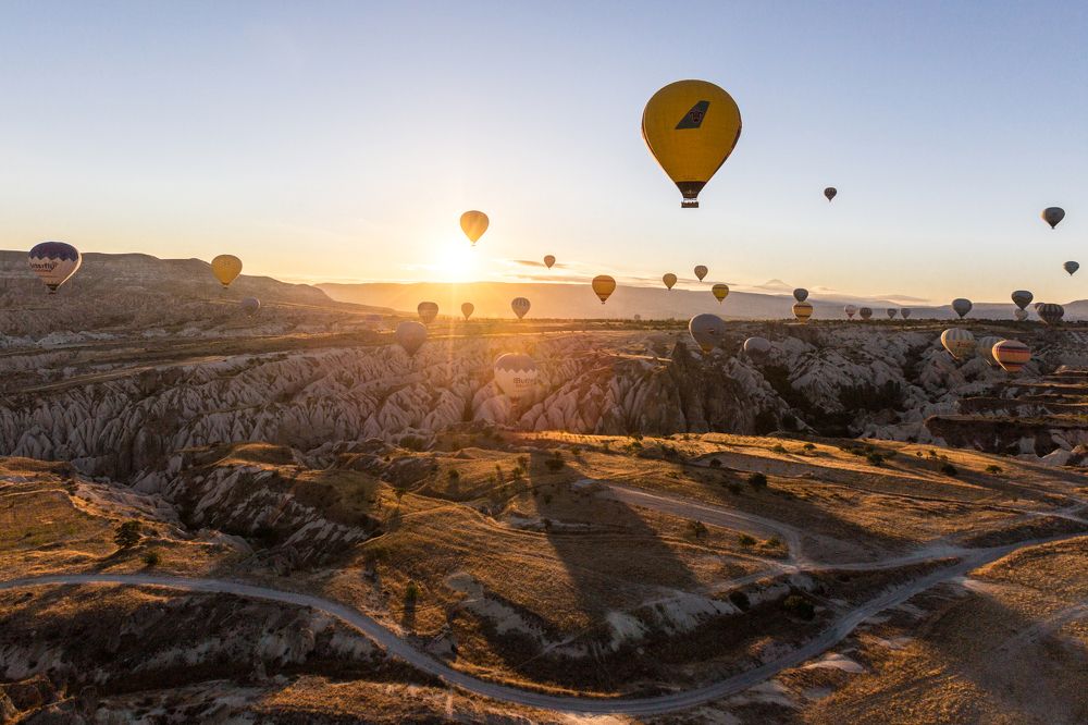 Рассвет в Каппадокии