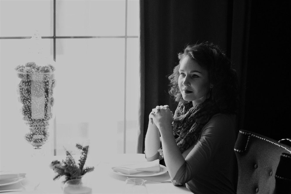 Женский портрет в чб