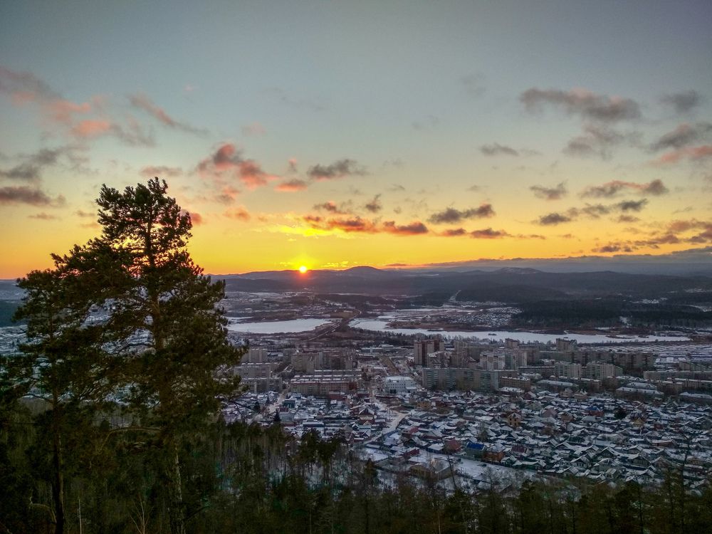 Закат в Миассе