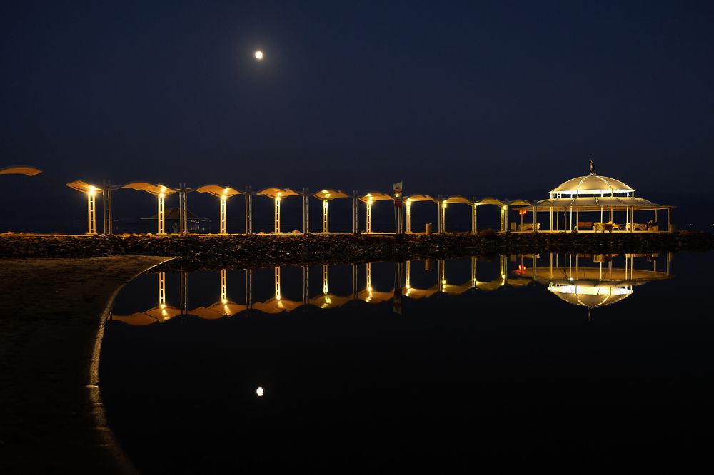 Полнолуние в самой низкой точке Планеты