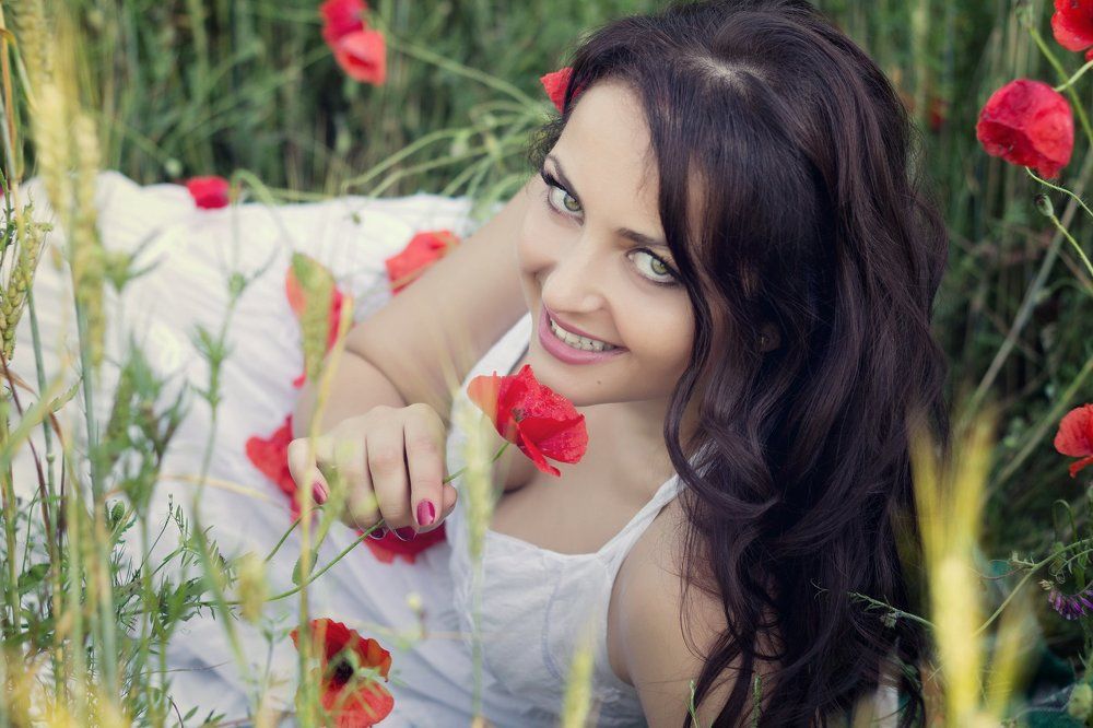 Девушка - лето