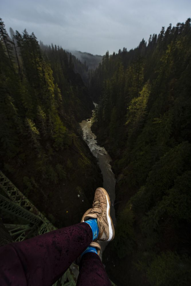 On the edge of history. High Steel Bridge.