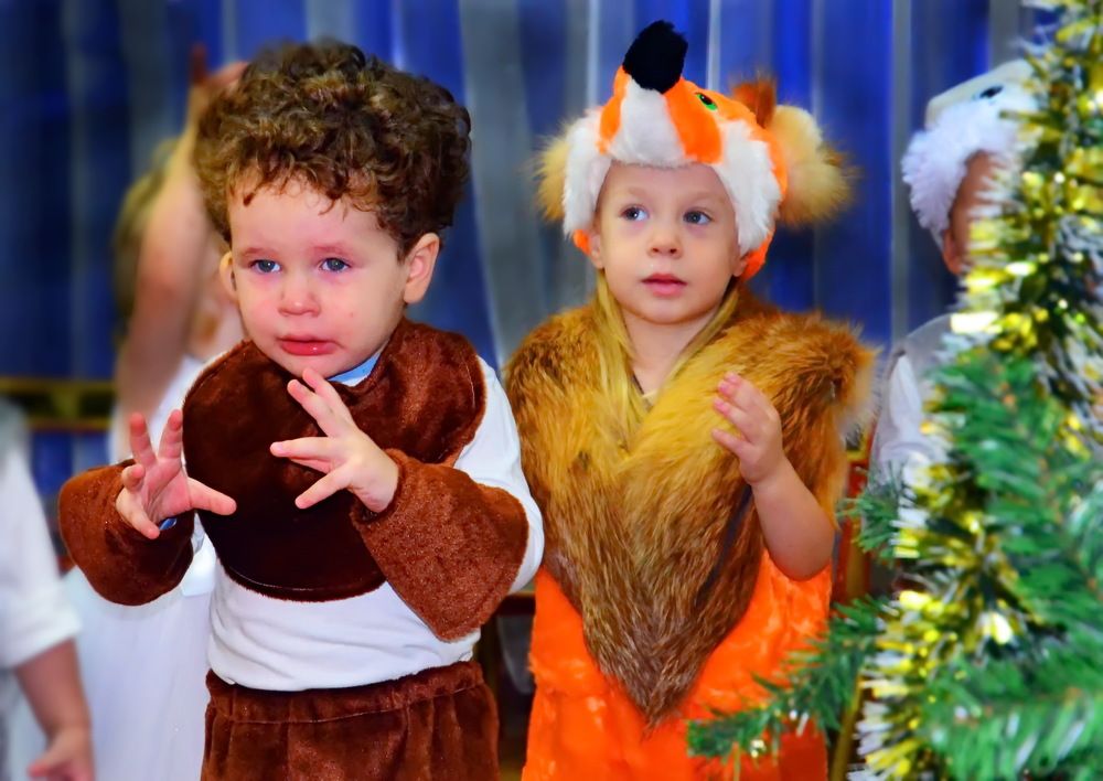 На утреннике